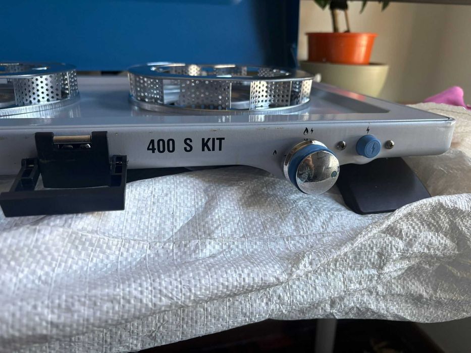 Fogão de campismo 2 bicos 400S XCELERATE (conjunto com regulador e tubo)