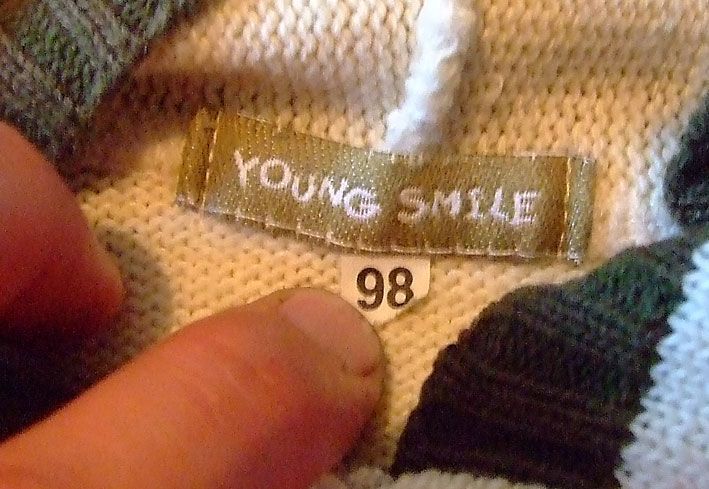 Sweter rozpinany z kapturem Young Smile rozm. 98