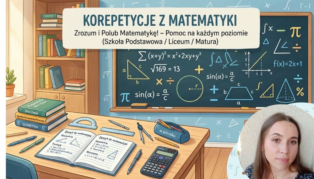 Korepetycje - matematyka (egzamin 8-klasisty, matura)