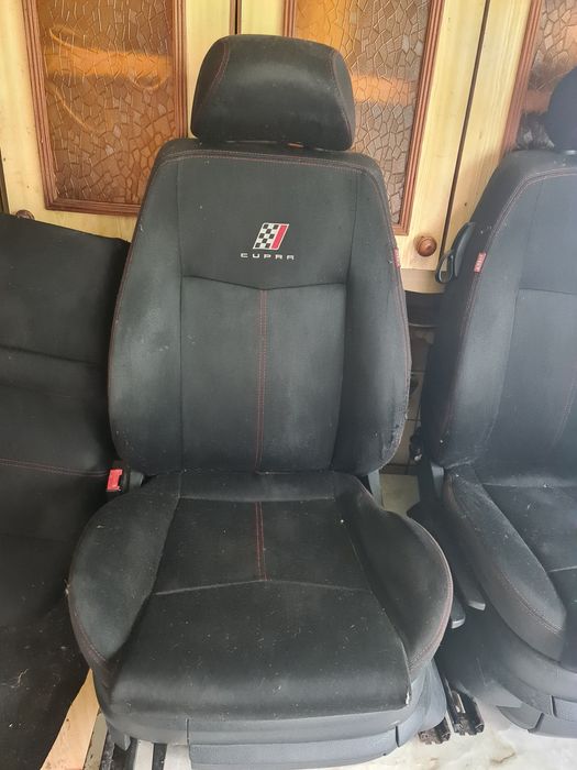 Komplet foteli seat Ibiza 6l CUPRA do prania I odnowienia