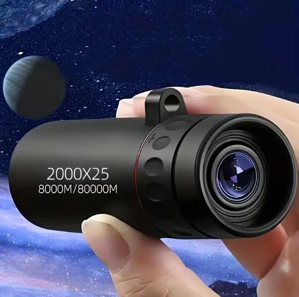 Luneta, teleskop - uchwyt do telefonu - 2000 x 25 - 2szt