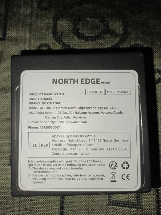 Тактичний годинник NORTH EDGE TERRAX