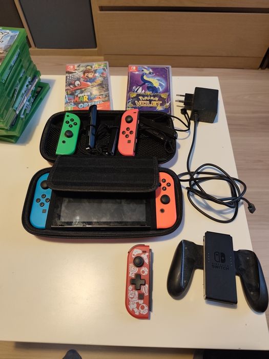 Nintendo Switch dodatkowe pady karta 256gb