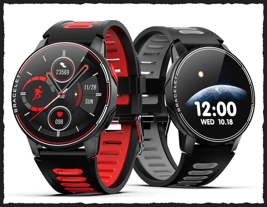 Smartwatch L6 SLIMY, tętno, kroki, puls, stoper HIT !
