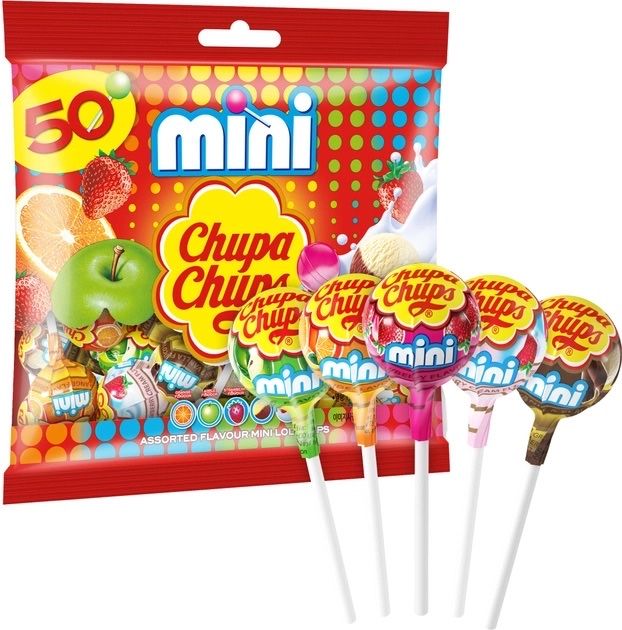 Конфеты на палочке Chupa Chups Цукерки Чупа Чупс міні , середні