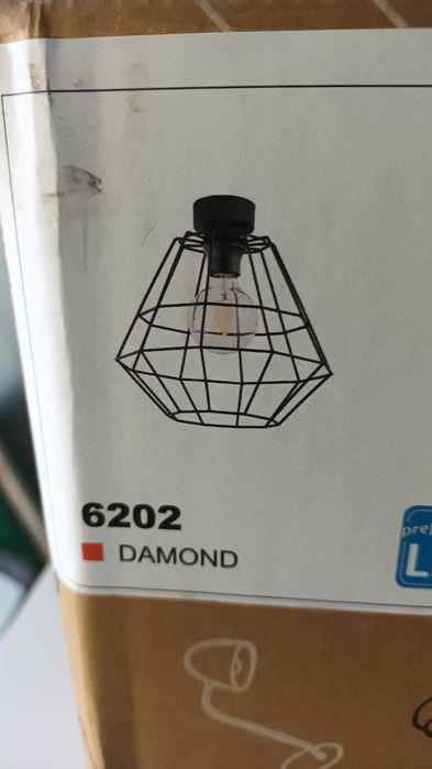 Nowa lampa sufitowa TK Lighting modrl DAMOND 6202