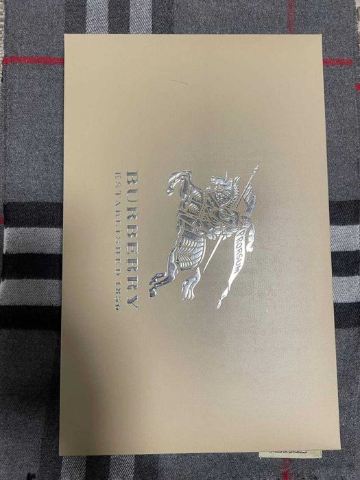 Шарф Burberry СІРИЙ КЛІТИНКА КАШЕМІР