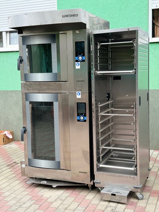 Конвекционная печь WIESHEU с тележкой быстрая загрузка