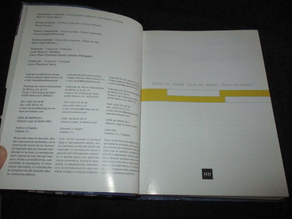 Livro Casas del Mundo Martha Torres Arcila