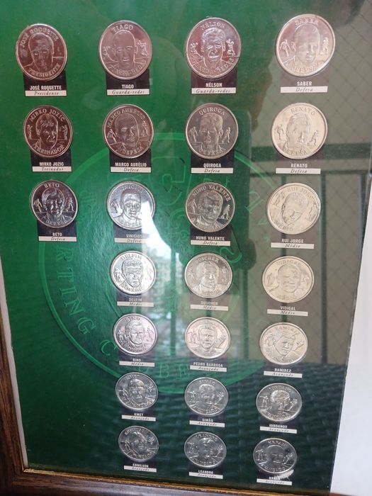 Moedas de coleção do sporting