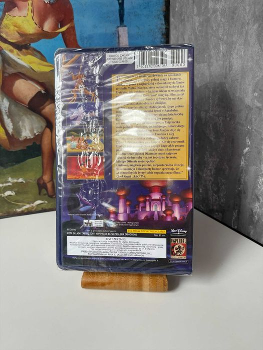 VHS Disney Aladyn (Nowa w FOLII - Unikat) Wydanie Specjalne (Polski Dubbing) - Disney Aladdin Kaseta Video