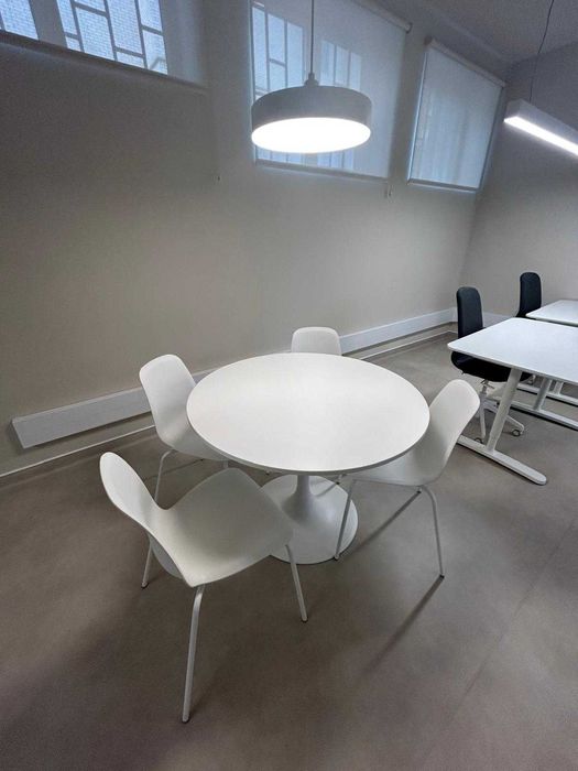 Mesa Redonda Branca IKEA Docksta