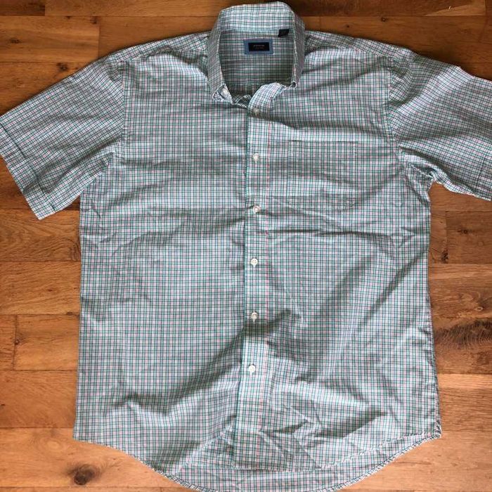 Arrow Męska Modna Koszula Lato Krata Rozm. L