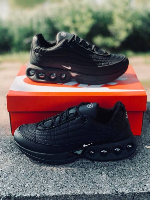 Кросовки с мембранной найк ВатерПроф водоотталкивающие кросовки Nike air max DN Triple черные спортивные красовки найк