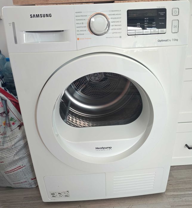 Szuszarka Samsung (DV7FM5020KW/EG) - OptimalDry 7kg z pompą ciepła (A++)