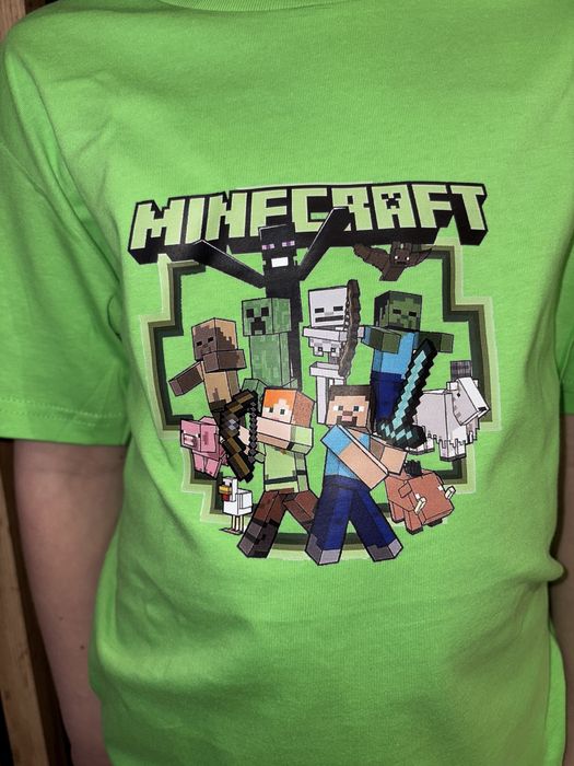 Nowe koszulki Minecraft 110-128