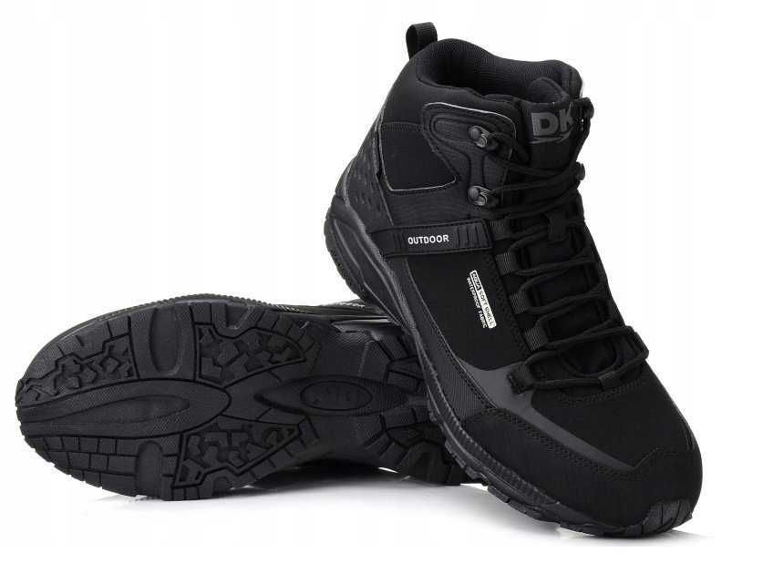 Czarne Buty Trekkingowe za kostkę 41-46 HITY !!
