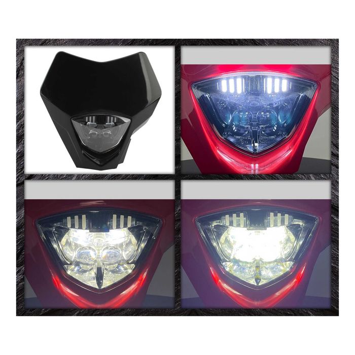 Farol LED para Gas Gas EC 250, 300, 250F e 350F - 2400LM 35W Motocross