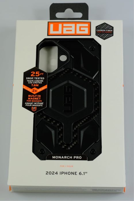 Чехол для iphone 16 UAG Monarch pro Magsafe карбон оригинал