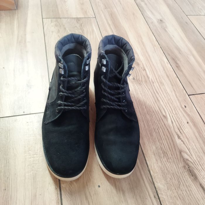 Vans 42.5 stylowe trapery skóra zamsz vibram, na wiosnę?