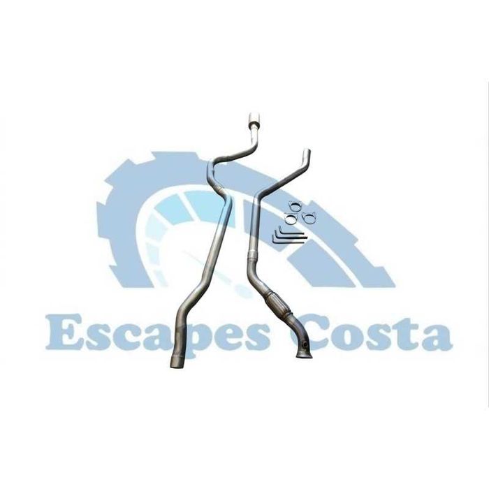 BMW SÉRIE 1 LINHA DE ESCAPE RETA + DOWNPIPE 116D / 118D / 120D / 123D