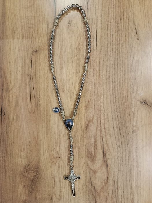 Różaniec paracord, stal nierdzewna 10mm