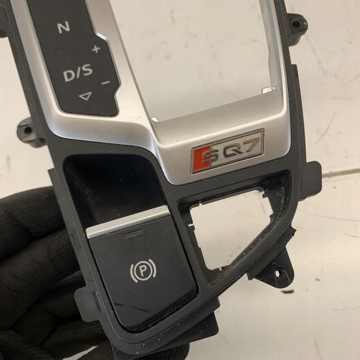 Gałka Zmiany Biegów Skóra Mieszek Dekor Ramka Komplet Audi Sq7 Q7 4M 18R