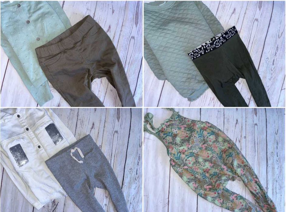 r.98-104 MEGA PAKA 59szt ZESTAW UBRANEK dla córci dziewczynki newbie