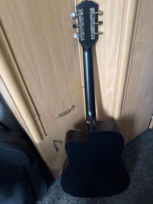 Acoustic Guitar Montana - Black matt/Cutaway