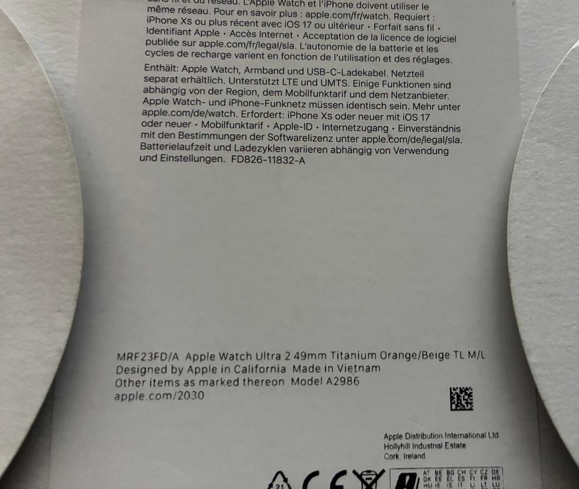 Apple Watch Ultra 2 49mm Titanium