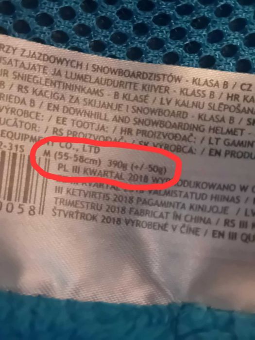 Kask narciarski 4F  r. M(55-58) + Gogle