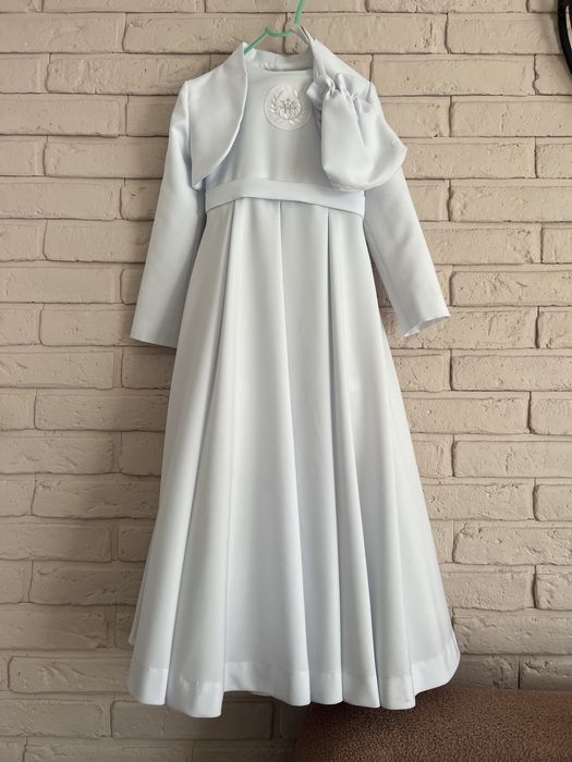 Sukienka komunijna 134 komplet