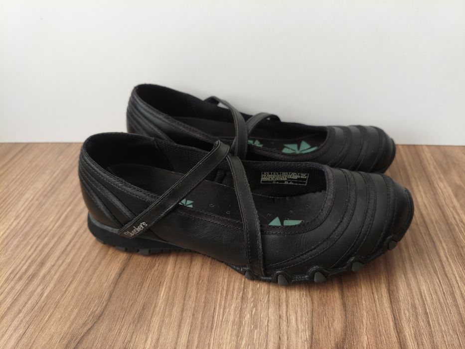 Buty Skechers skórzane sneakersy sportowe damskie r. 38,5 25,5cm