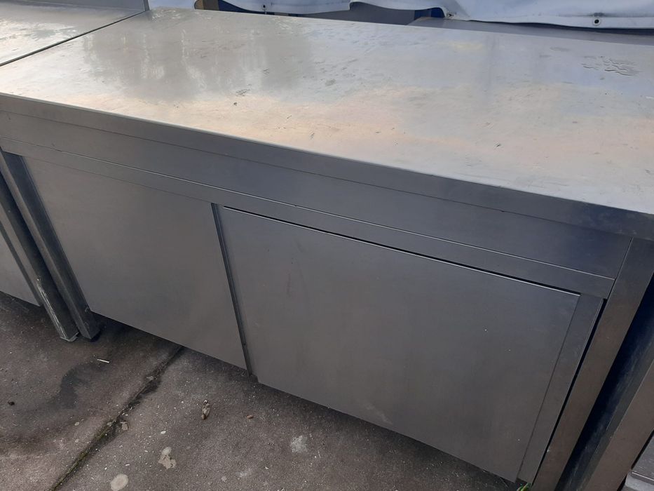 Bancada de inox fechada