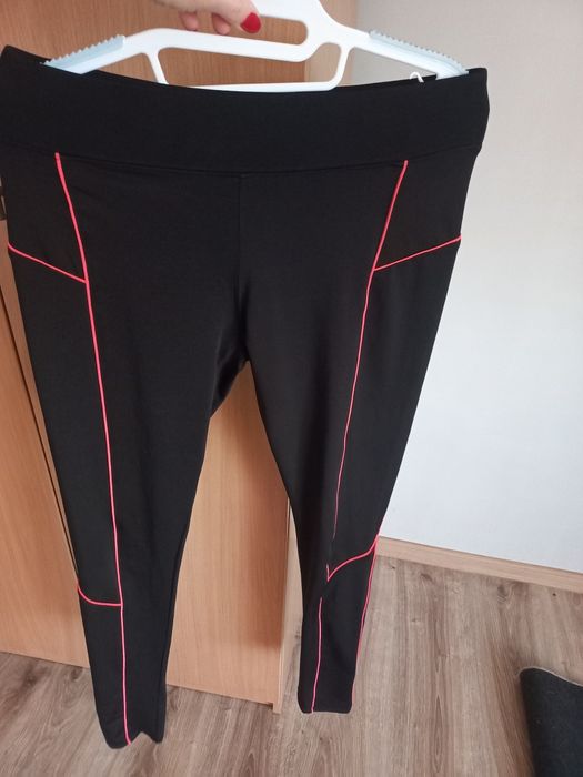 Leginsy sportowe do biegania fitness M
