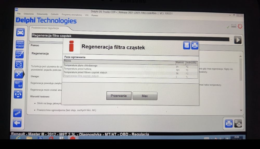 Tablet laptop diagnostyczny Delphy wszystkie marki