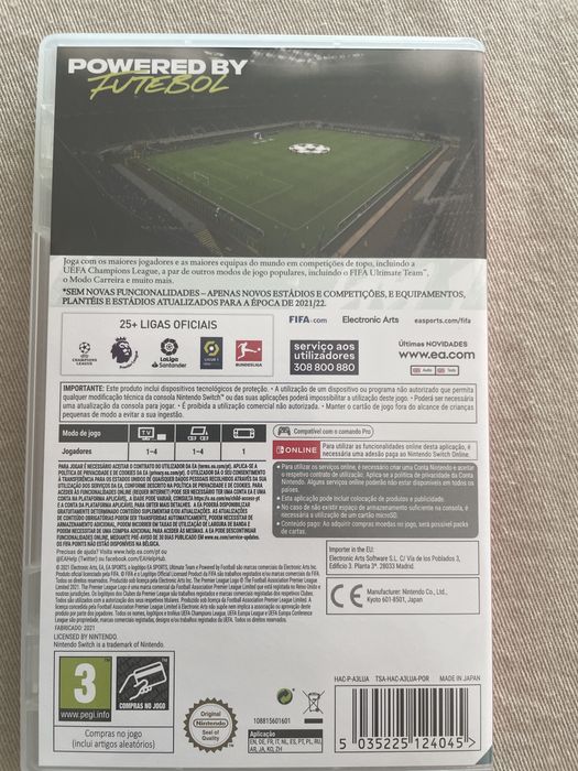 Fifa 22 Nitendo Switch