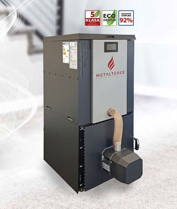 Kocioł, piec na pelet SLIMPELL 25kW, prod. Metalteres, lista ZUM