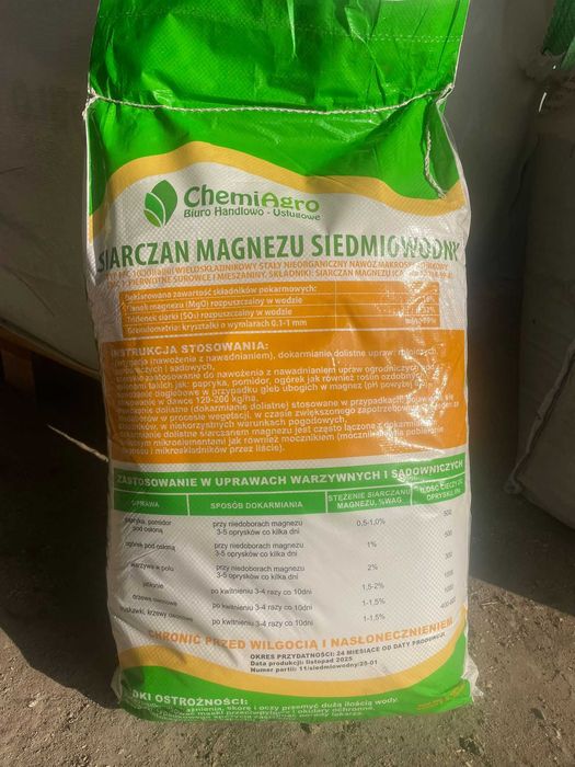 Siarczan magnezu siedmiowodny 25kg