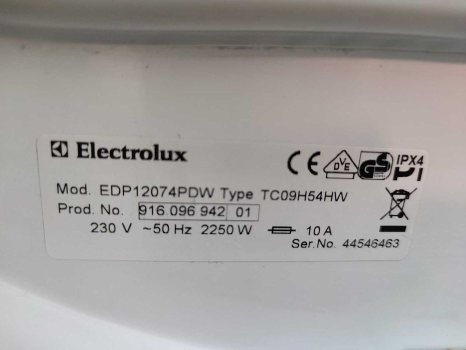 Сушильна машина Electrolux