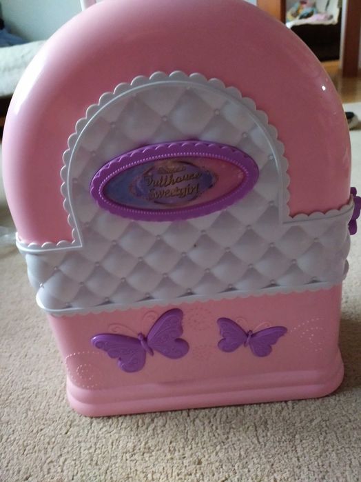 Domek Barbie walizka, domek dla lalek, przenośny rozkładany