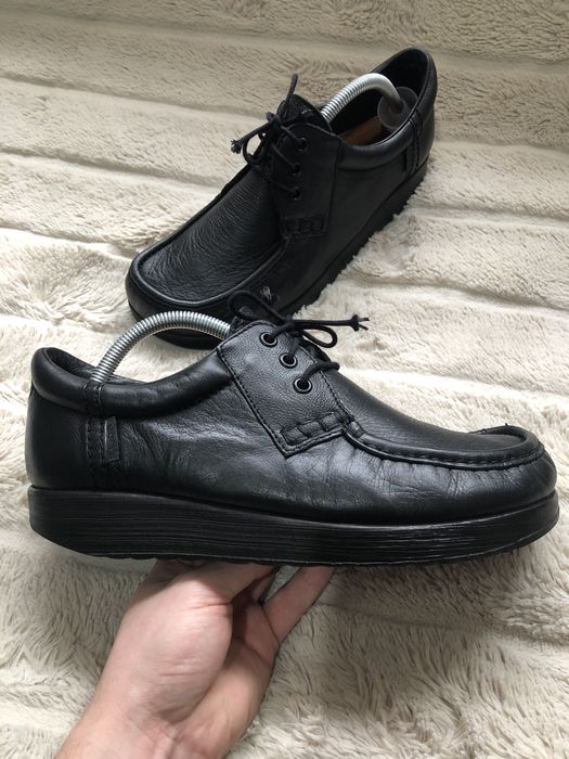 ECCO JOKE (43-44) 28см полуботинки кожаные мужские дерби derby туфли