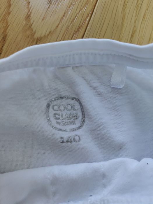 Biała bluzeczka Cool club r.140