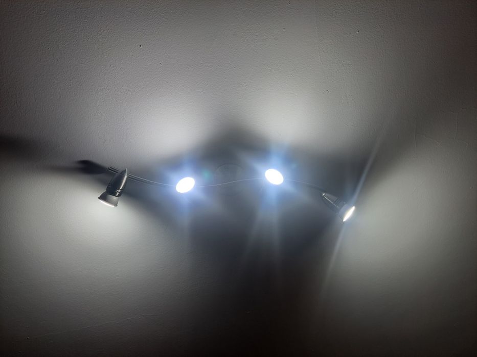 Candeeiro de tecto em inox