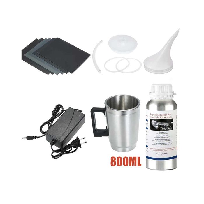 NOWY ! Zestaw do Renowacji Polerowania Reflektorów SZYBKO I SPRAWNIE