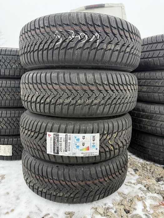 Nowe opony zimowe 205/60/16 Kumho WinterCraft 4szt