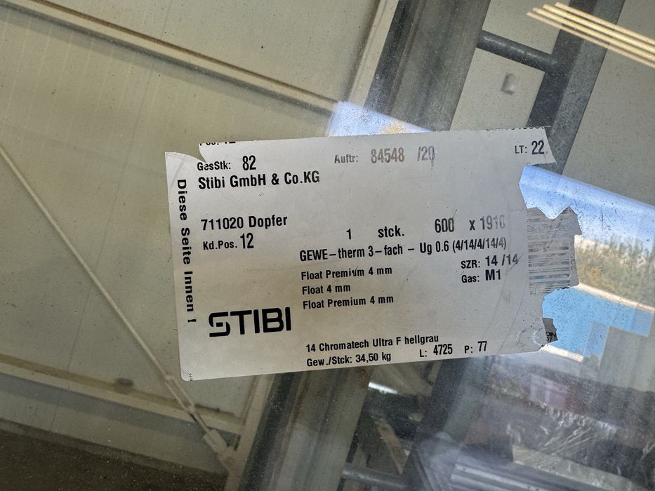 Okno drewnaine nowe 60x191