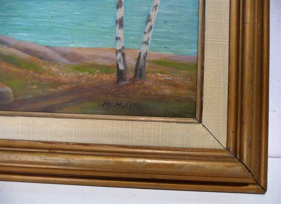 obraz na dykcie w drewnianej ramie 47x40cm