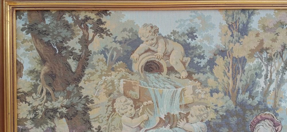 Tapeçaria emoldurada