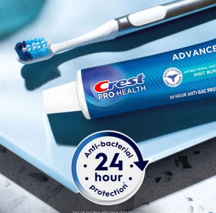 Акция Зубная паста Crest антибактериальная защита